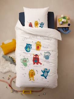 Bettwäsche & Dekoration-Kinder-Bettwäsche-Bettbezug-Kinderbettwäsche-Set "Monster"