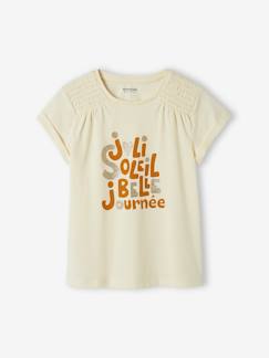 Mädchen-Mädchen T-Shirt, Glanz-Schriftzug