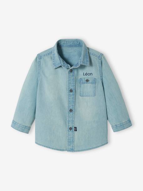 Chemise en jean bébé garçon denim bleached 