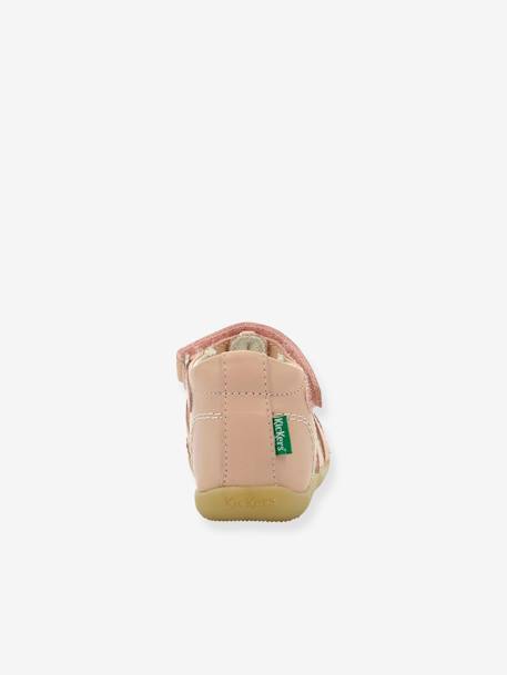 Baby Sandalen 'Bigflo-2 Iconique Biboo' KICKERS® rosa+weiß 