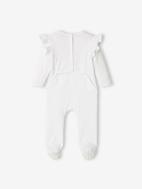 Lot de 2 dors-bien flower en jersey bébé fille pêche 