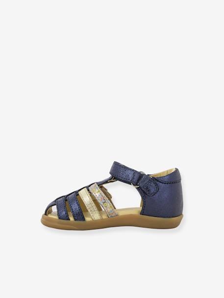 Baby Sandalen „Pika Spart“ SHOO POM ecru+tintenblau 