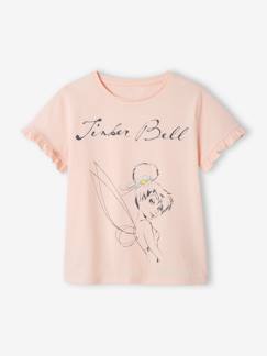 T-shirts & Blusen-Mädchen-T-Shirt, Unterziehpulli-T-Shirt-Mädchen T-Shirt mit Volantärmeln TINKERBELL