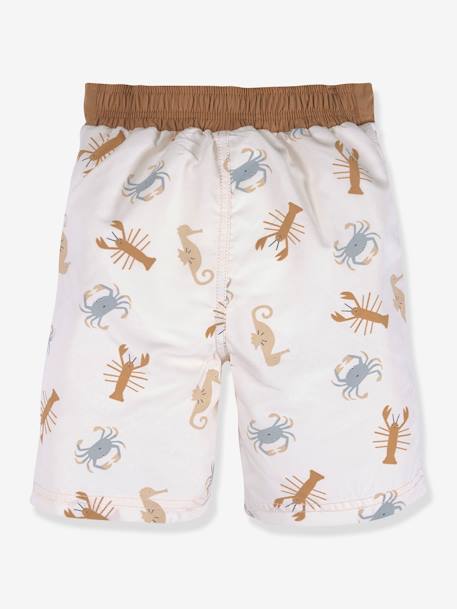 Baby Badeshorts mit Schwimmwindel LÄSSIG weiss 