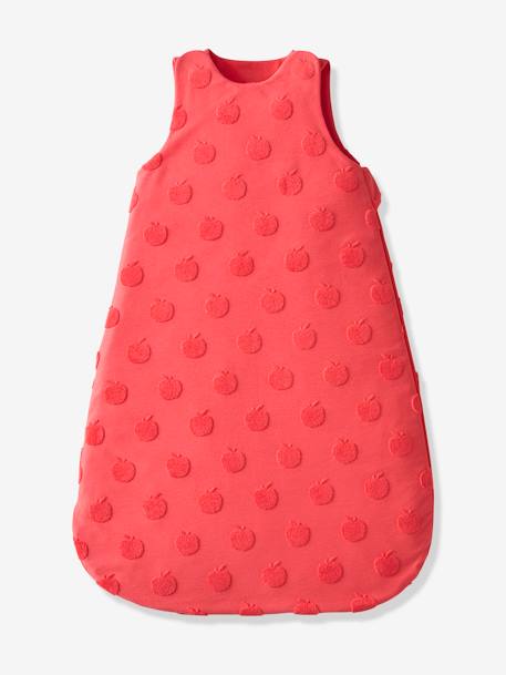 Baby Sommer-Schlafsack aus Frottee erdbeer+salbeigrün 