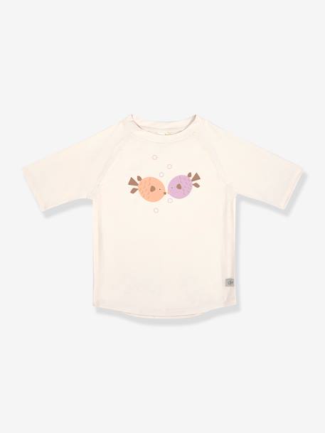 T-shirt manches courtes anti UV LÄSSIG blanc+écru 