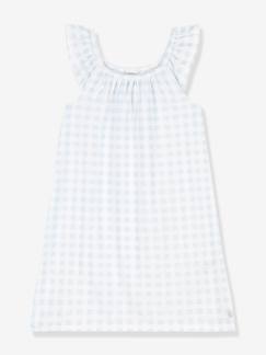 Bio-Baumwolle-Kollektion-Mädchen-Pyjama, Overall-Mädchen Nachthemd PETIT BATEAU, Bio-Baumwolle