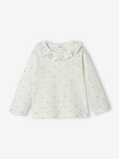 Unterwäsche-Baby-Mädchen Baby Shirt mit Volantkragen