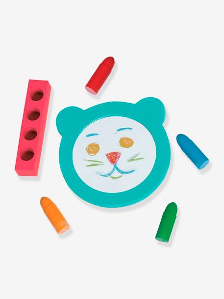 Baby Badespielzeug „Aquacolor“ LUDI, Spiegel & Stifte mehrfarbig 