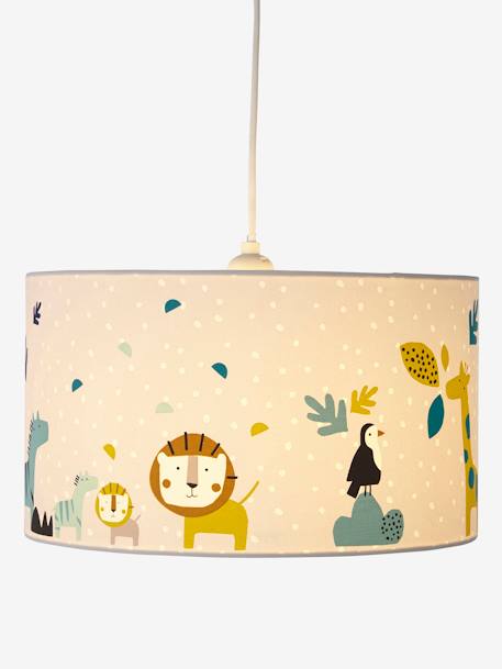 Lampenschirm 'Dschungel' für Kinderzimmer MEHRFARBIG 