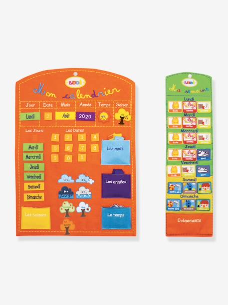 Kinder Lernkalender „Basic“ mit Wochenkalender LUDI orange 