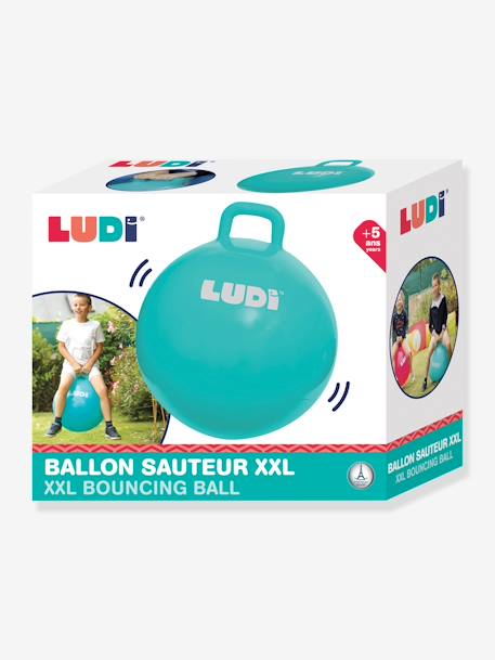 Kinder XXL-Hüpfball LUDI blau+rot 