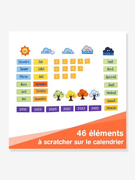 Kinder Lernkalender „Basic“ mit Wochenkalender LUDI orange 