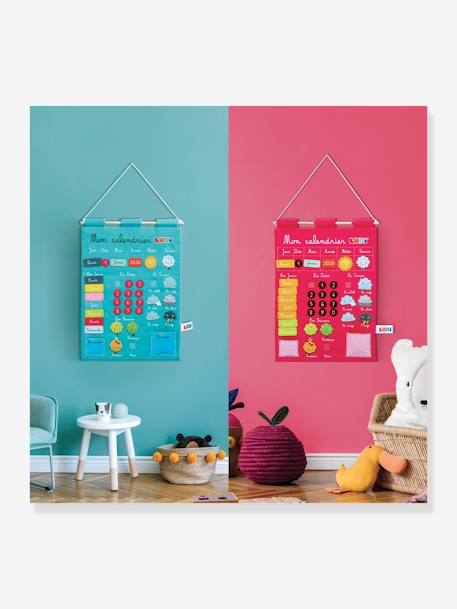 Calendrier Basic LUDI bleu+rose 