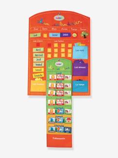 Spielzeug-Lernspiele-Lesen, Schreiben, Rechnen, Uhr-Kinder Lernkalender „Basic“ mit Wochenkalender LUDI