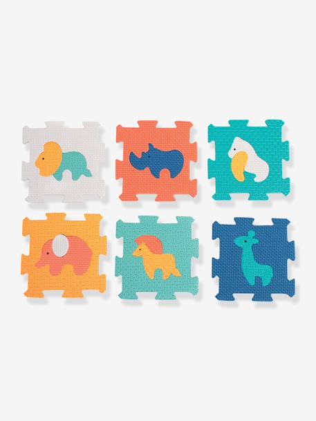 Puzzle Baby Dalles Animaux LUDI multicolore 