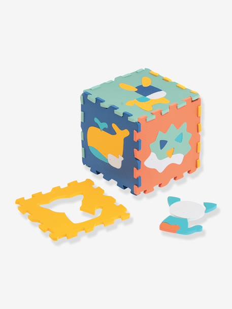 6-teilige Baby Schaumstoff-Puzzlematte mit Tieren LUDI mehrfarbig 