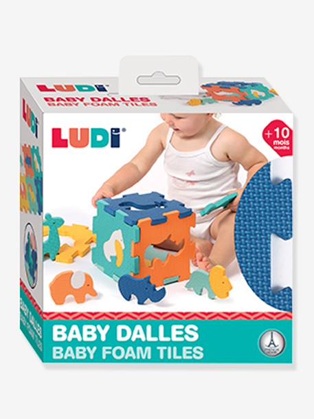 Puzzle Baby Dalles Animaux LUDI multicolore 