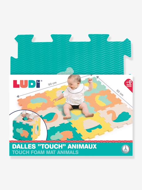 Dalles animaux touch LUDI multicolore 