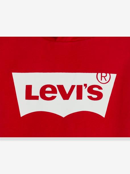 Kapuzen-Sweatshirt Batwing Screenprint Levi's® rot+schwarz 