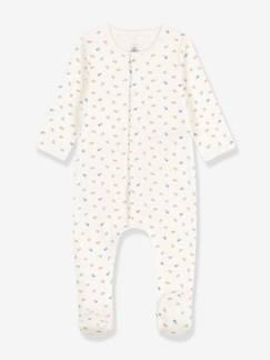 Baby-Strampler, Pyjama, Overall-2-in-1-Strampler PETIT BATEAU, Bio-Baumwolle
