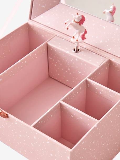 Kinder Schmuckschatulle mit Spieluhr rosa 