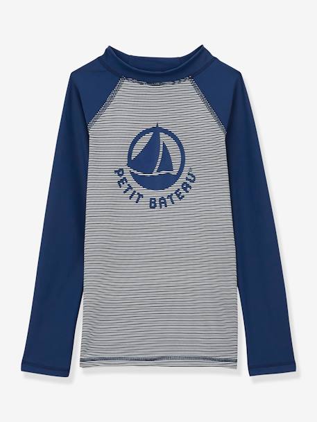 T-shirt manches longues anti-UV PETIT BATEAU bleu 