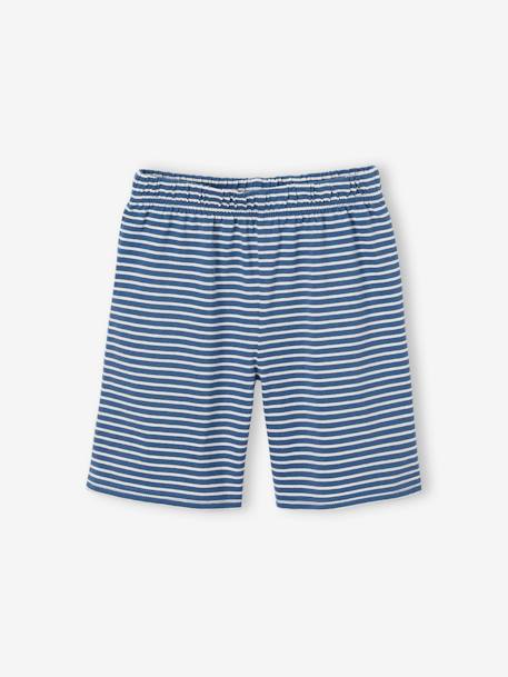 Lot de 2 pyjashorts 'Summer Surf' garçon bleu jean 