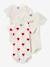 Lot de 3 bodies manches courtes en coton bio PETIT BATEAU blanc 