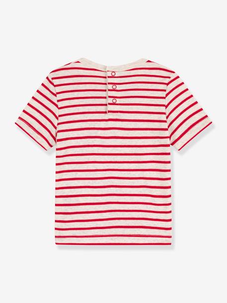 T-shirt manches courtes en coton bio PETIT BATEAU blanc 