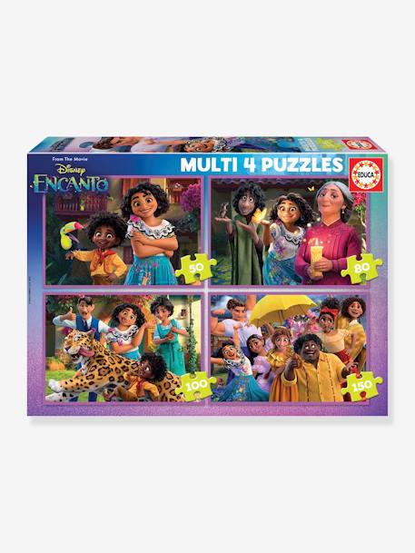 4er-Set Kinder Puzzles „Disney® Encanto“ EDUCA, 50-150 Teile mehrfarbig 