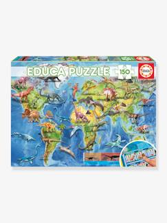 Jouet-Jeux éducatifs-Puzzle Mappemonde Dinosaures - 150p - EDUCA