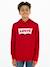 Kapuzen-Sweatshirt Batwing Screenprint Levi's® rot+schwarz 