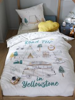 Linge de maison et décoration-Linge de lit enfant-Fourre de duvet-Parure enfant fourre de duvet + taie d'oreiller YELLOWSTONE
