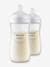 2er-Set Babyfläschchen 330 ml Philips AVENT Natural Response (naturnah) transparent 