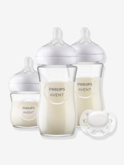 Babyartikel-Set aus 3 Babyfläschchen aus Glas + Sauger Philips AVENT Natural Response
