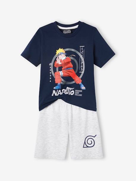 Kurzer Jungen Pyjama Naruto® schwarz 