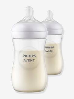 Puériculture-Repas-Biberonnerie-Lot de 2 biberons 260 ml Philips AVENT Natural Response