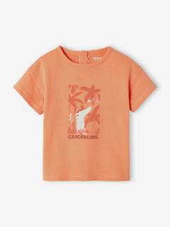 Baby-T-Shirt, Unterziehpulli-T-Shirt-Baby T-Shirt, Krokodil