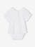 T-shirt body bébé manches courtes blanc 