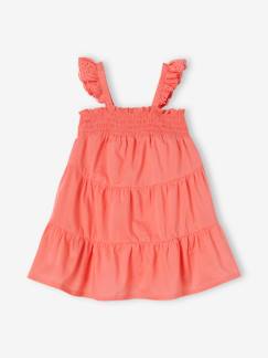 -Mädchen Baby Kleid mit Stufenvolants