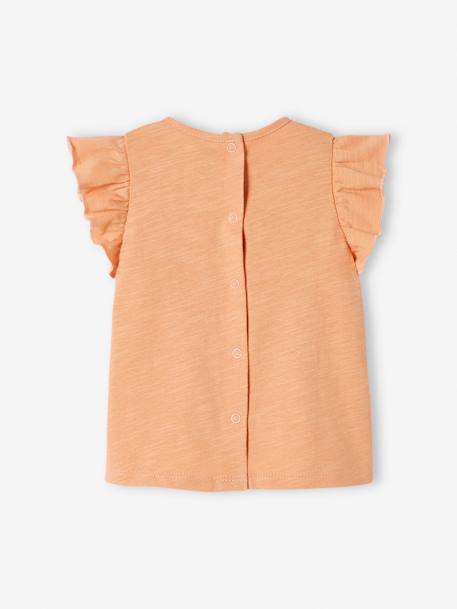 Mädchen Baby T-Shirt orange 