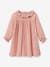 Chemise de nuit fille en gaze de coton CYRILLUS rose 