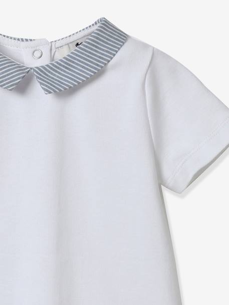 T-shirt Bébé - Coton bio CYRILLUS blanc 