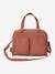 Wickeltasche FAMILY aus Musselin, personalisierbar braun/wild sahara 