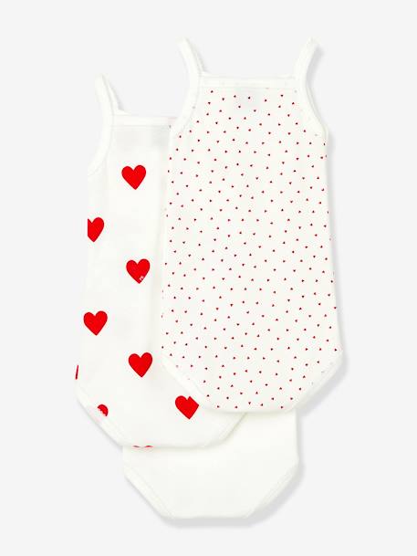 3 bodies bretelles PETIT BATEAU blanc 