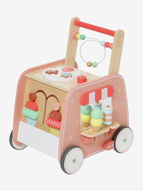 Baby Activity-Lauflernwagen „Kleine Patisserie“, Holz FSC holzfarben 