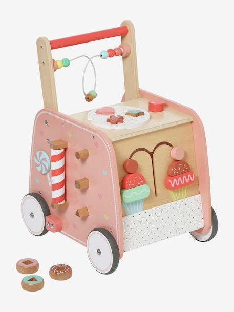 Baby Activity-Lauflernwagen „Kleine Patisserie“, Holz FSC holzfarben 