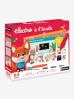Spielzeug-Lernspiele-Lesen, Schreiben, Rechnen, Uhr-Elektronisches Spiel "Electro à l'école", französisch - NATHAN
