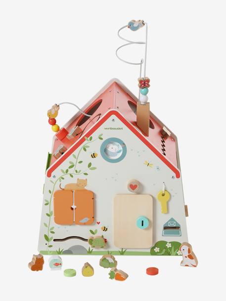 Baby Activity-Haus, Holz FSC bunt 